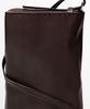 Massimo Dutti Napa Leather Stitch Detail Crossbody Bag