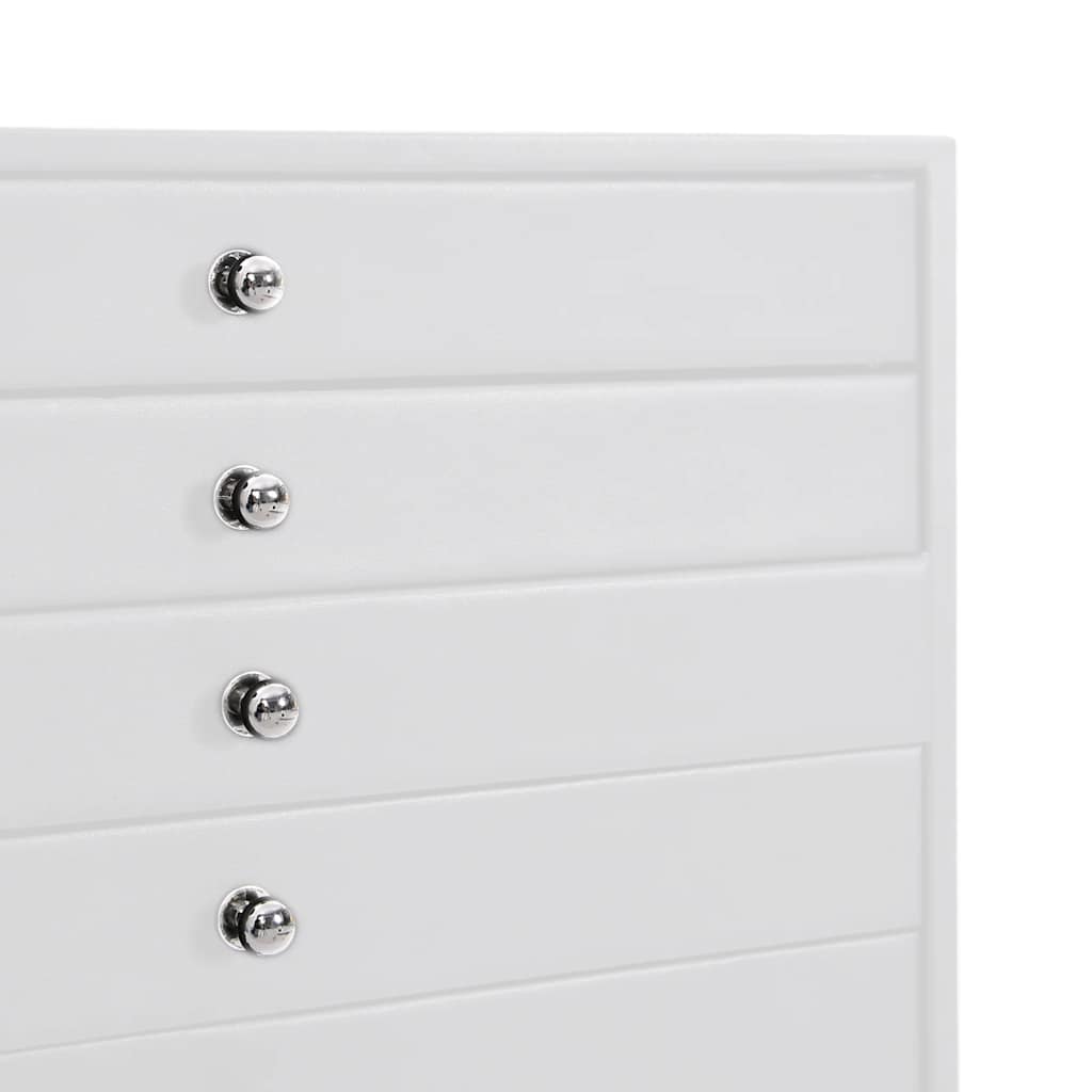 10-Layer White Jewelry Box with Watch Holders