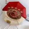 1 PC Automatic Folding Umbrella - Galatasaray S Custom Name Pattern, Portable & Foldable Design with 8 Ribs, Christmas Birthday Gifts
