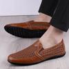 Men's shoes summer new comfortable breathable casual shoes fashion matching foot business leather shoes