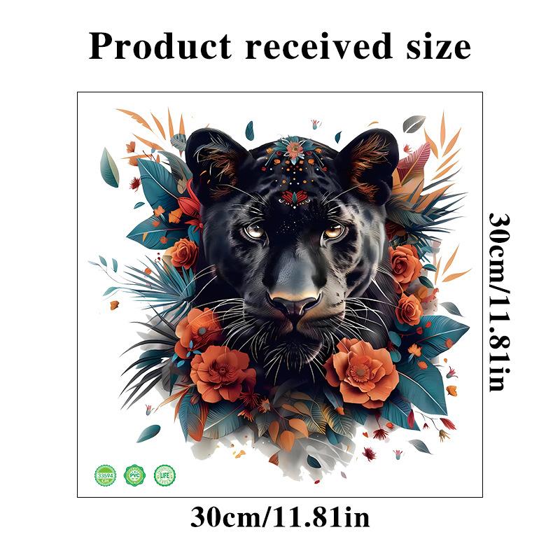 Black Panther Bathroom Toilet Sticker Clownproof Toilet Decoration Self adhesive Sticker