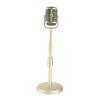 Simulation Old Fashioned Microphone Model with Stable Base and Support Rod Retro   Mic Prop Set for Photography