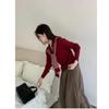 Women's Grey Striped Slim-Fit Long Sleeve Sweater, Autumn 2025 Collection