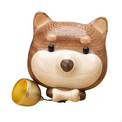 Shopkeepers Bell Wind Chimes Clear Sound Wooden Ornament Entrance Doorbell for Barn Door Business