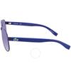 Lacoste Purple Pilot Unisex Sunglasses L185s 424 60