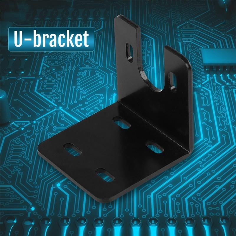 Syrisora 775 Motor Mounting Bracket – U-Type Fixed Base With Screws, Electroplated Steel For 12V DC Motors