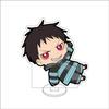 10CM AnimeFire Force Figure Stand Model Shinra Kusakabe/Arthur Boyle/Akitaru Obi  Cute Desk Decor Standing Sign Gifts