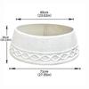 Adjustable Knitted Christmas Tree Skirt Stretchable Multipurpose Easy Setup for Indoor Decor Accessories Xmas Decoration
