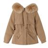 New winter Korean version medium and long lamb wool, thickened large size loose cotton clothes women's tide