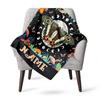 Butterfly And The Sun And Moon Customize Your Name Blanket Used For Chair Office Sofa Bed Camping Soft And Warm Giving Friends And Relatives Birthday