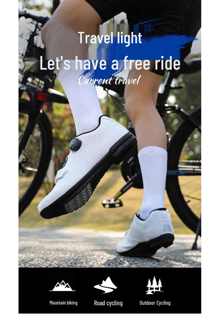 Scarpe da Ciclismo Dinamiche Texturizzate 2025: Senza agganci, Suola Rigida, Calzata Larga per Mountain Bike e Bici da Strada