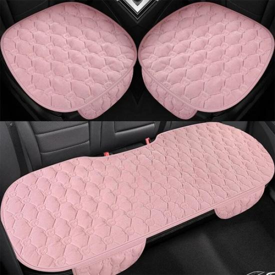 Car Single Piece Seat Cushions Thickened Warm Front Single Seat Square Cushions