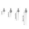 Needle Contact Point Sets for Dial Indicators Depth Gauge 4-48UNF Thread Shank 0.15mm 0.3mm 1.0mm 1.5mm 2.0mm Diameter