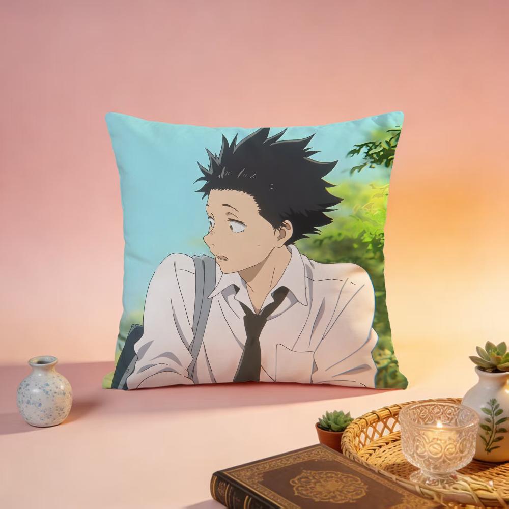 Popular AASilent Voiceed Cushion Cover Premium SkinFriendly Pillow Case MultiPurpose for Home Office Travel