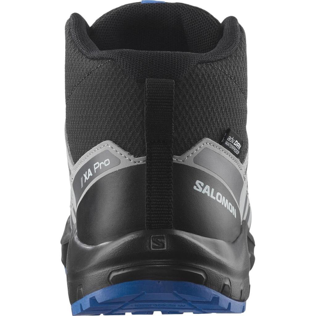 Salomon XA Pro V8 Comfortable Waterproof Support Mid-Top Outdoor Shoes Kids Shoes Black 477298