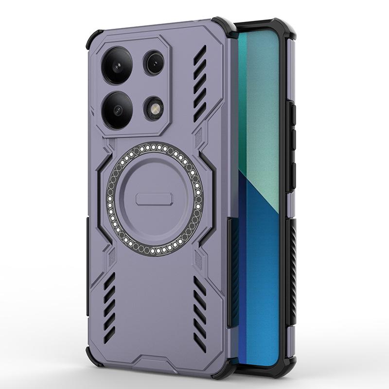 

Xiaomi Redmi Note 13 4G MagSafe Case,Magnetic Drop-Proof Phone Case Cover for Xiaomi Redmi Note 13 4G Xiaomi Redmi Note 13 4G