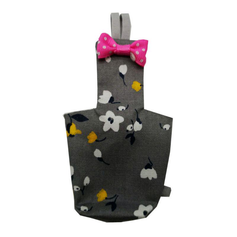 Papageien-Windel mit Fliege, niedliche bunte Früchte, Blumen, Nymphensittiche, Tauben, kleine mittelgroße Haustiere, Vögel, Fluganzug, Kleidung