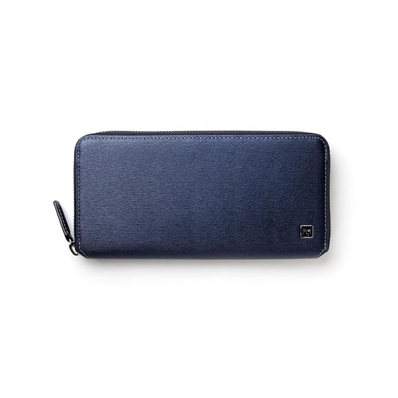 

[IS/IT] polymer long wallet round zipper Card tier 14, men s leather cowhide, No.989607(Con)