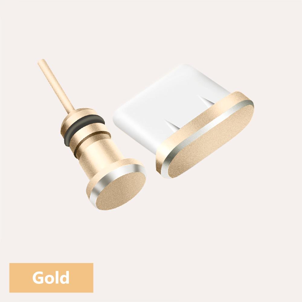 Type C Plug Dust Plug 3.5mm Earphones Jack Sim Card Pin USB Type-C Anti Dust Plug Accessories For Samsung iPhone Huawei Xiaomi2