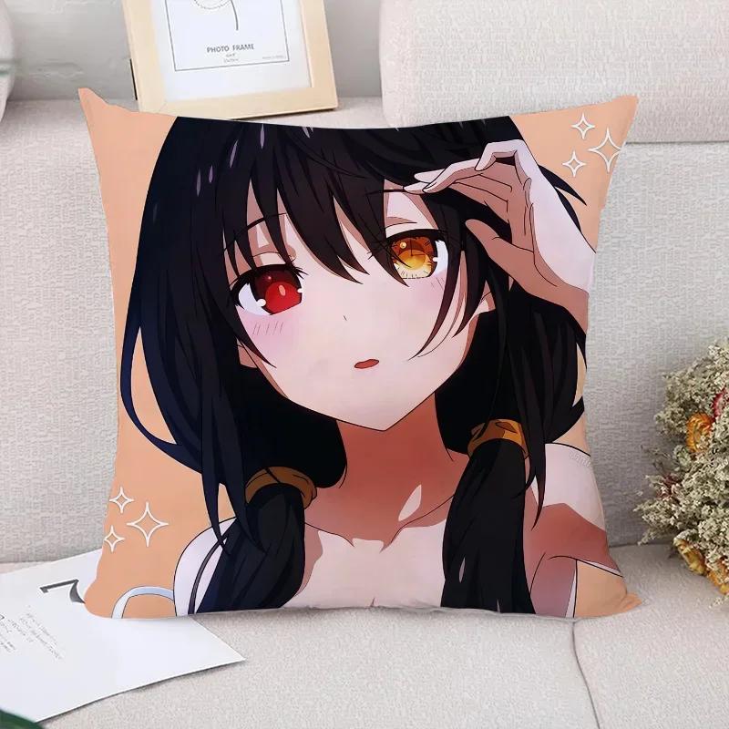 Cushion Cover Tokisaki Kurumi Decorative Pillowcase Decor Pillowcases for Pillows X Pilow Cases Sofa Cushions