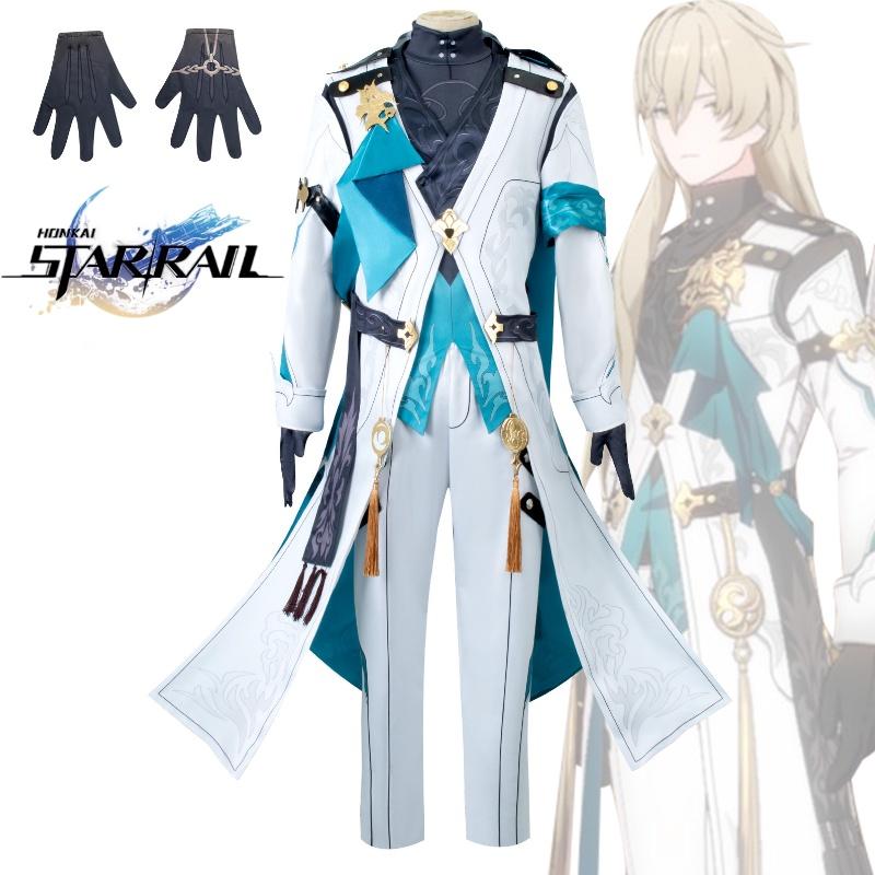 Star Rail Honkai Luocha Cosplay Ancient Costume Halloween Party Outfit Boy Fans