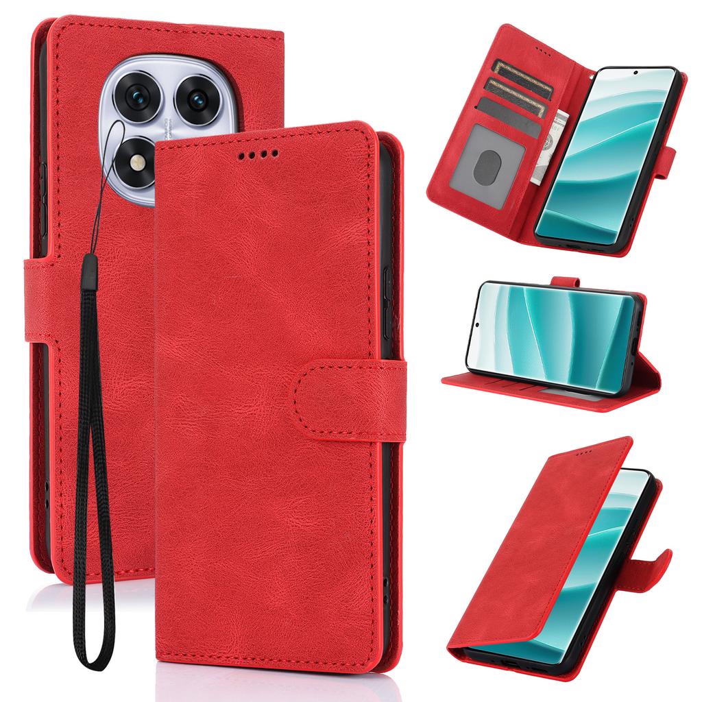 For Xiaomi Redmi Note 14 Pro 4G Case PU Leather Phone Cover with Wallet Stand