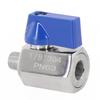 304 Stainless Steel Mini Small Ball Valve Inner and Outer Wire Mini Ball Valve