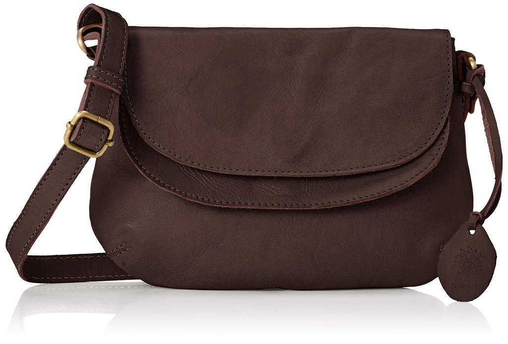 Peaks Peak YS-9147 Women's Brown Leather Shoulder Bag