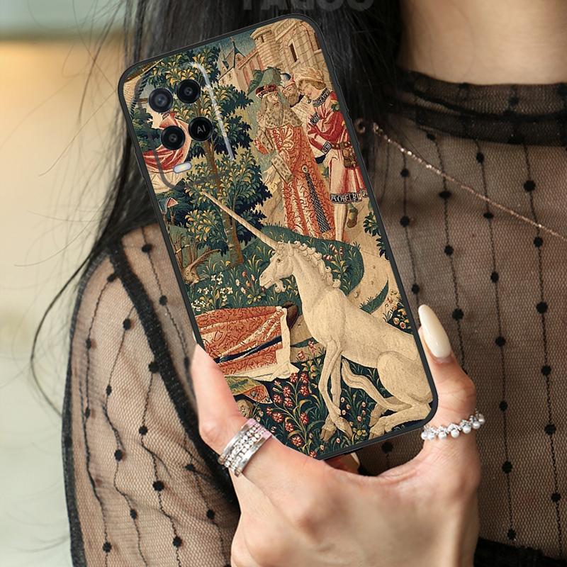 Renaissance Kunst Malerei Hülle Für Oppo A80 A60 A40 A17 A57 A77 A74 A54 A94 A78 A98 A18 A38 A58 A96 A76 A16 A15 A5 Pro