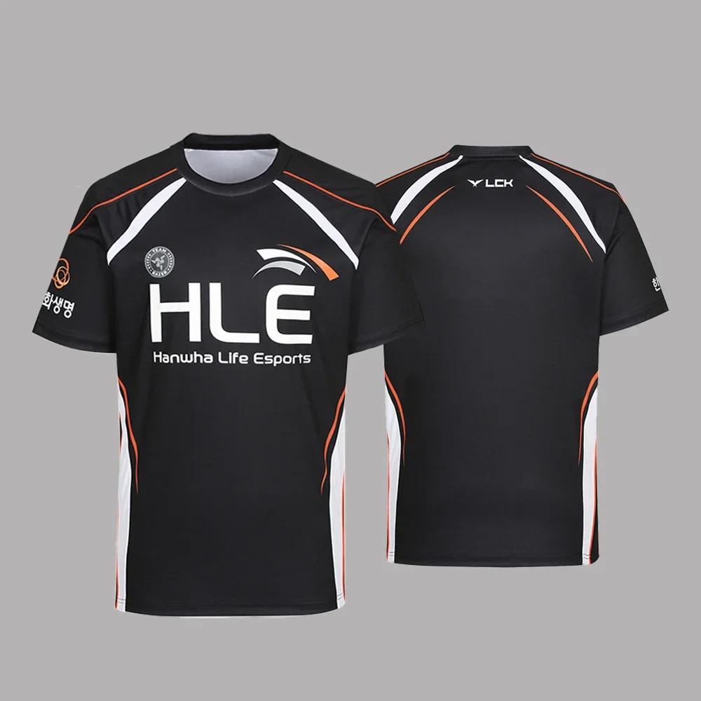 2025 New HLE Esports Club Uniform Zeus Viper Jersey League of Legends Game Sports Training Suit T-shirts Casual Streetwear Loose