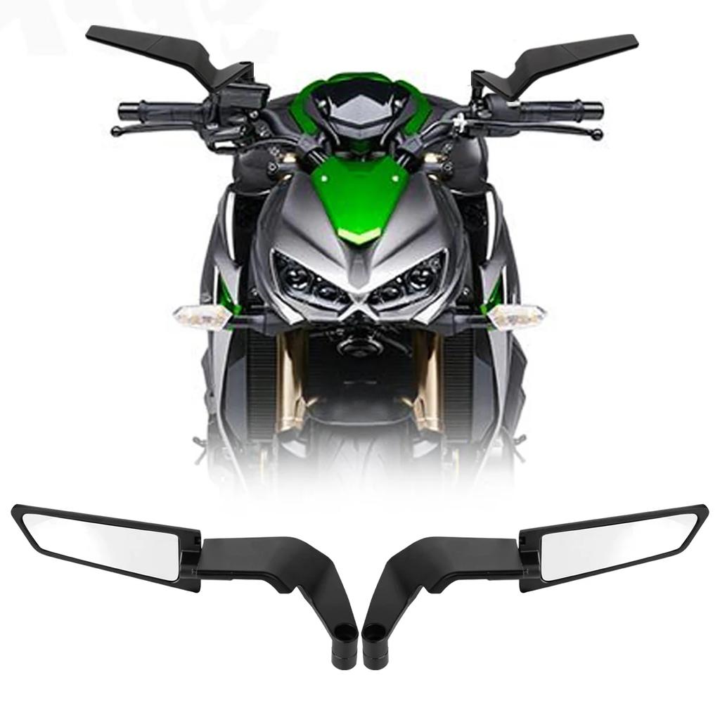 Suitable for Kawasaki Motorcycle Modified Sports Car Racing Fixed Wing Folding Rotatable Rearview Mirror