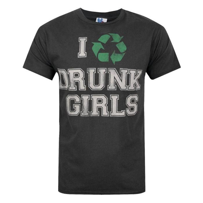 Junk Food Mens I Recycle T-Shirt S vert