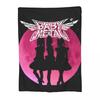 Babymetal Combination Blankets Flannel Sofa Throw Blanket Multi-function Throw Blankets for Couch Bedding Throws Bedspread Quilt