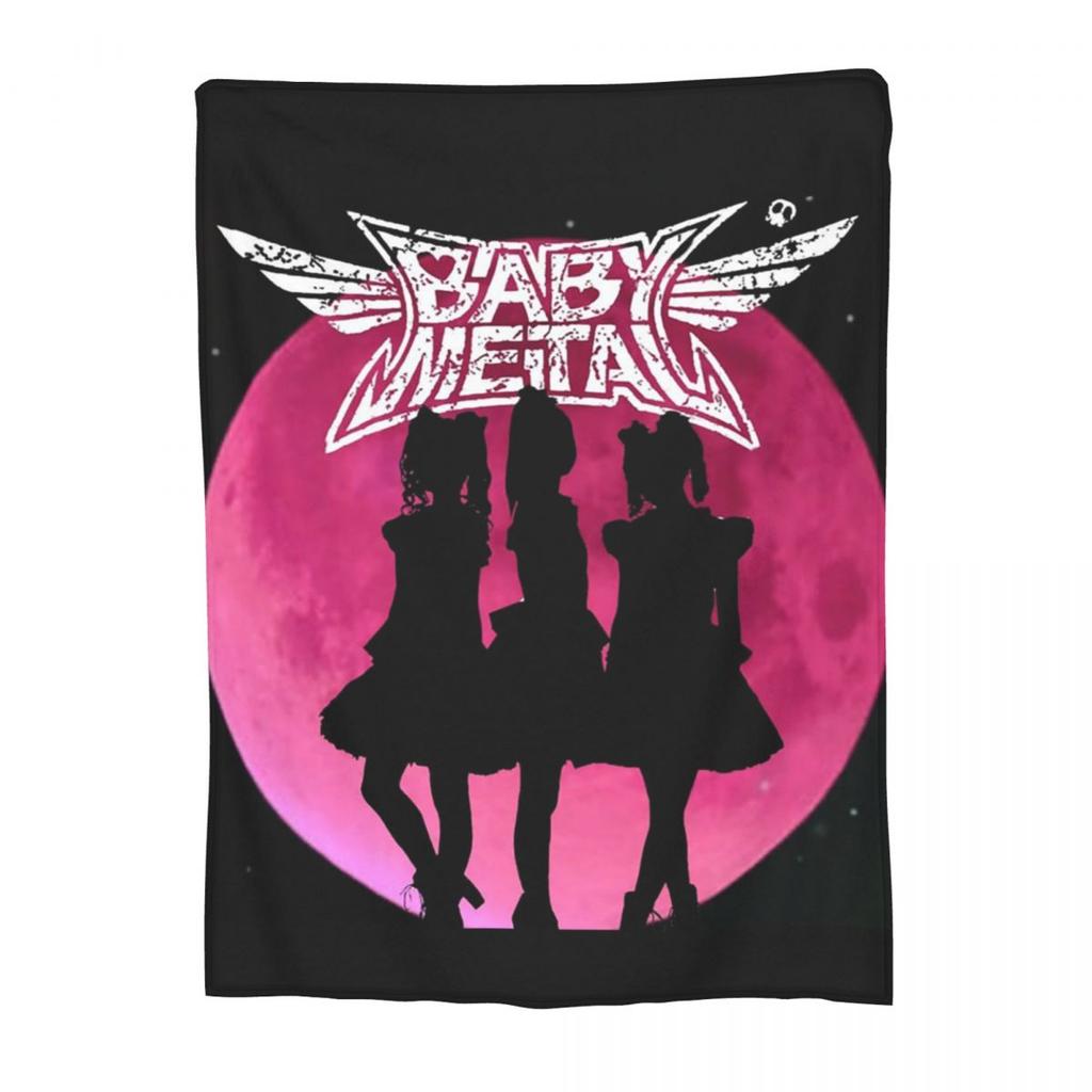 Babymetal Combination Blankets Flannel Sofa Throw Blanket Multi-function Throw Blankets for Couch Bedding Throws Bedspread Quilt