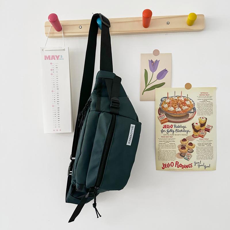 

Новые модные сумки большой вместимости для мужчин и женщин, деловой стиль, досуг, портативное хранение, рюкзак через плечо, спортивный нишевый дизайн, сумка через плечо зелёный