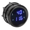 Digital Dual Water Temp Voltmeter 1 8 Inch NPT Thread 52mm 2 in 1 Car Voltmeter and Water Temperature Gauge