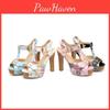 Premium Quality Womens Floral Printing Stiletto High Heels Ideal For Parties