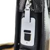 Men's High-End Genuine Leather Briefcase with Anti-Theft Fingerprint Lock - Single Shoulder Crossbody Business Handbag