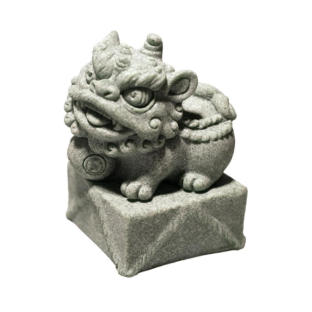 Statua Lwa Dekoracje Domowe Pamiątka Zabawa Herbatą Ozdoba Zwierzaka Herbacianego do Pokoju Herbacianego Pokoju do Jogi Półka Miłośnik Herbaty Przyjaciel Stolik Herbaciany Sypialnia