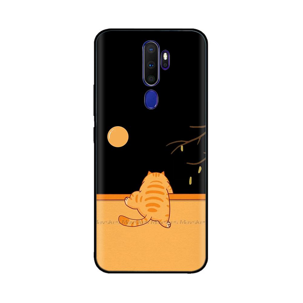 Für Oppo A9 2020 Hülle Oppo A5 2020 Niedliche Cartoon Bemalte Abdeckung Weiche TPU Handyhülle Für Oppo A11X OppoA5 OppoA9 2020 Bumper Fundas