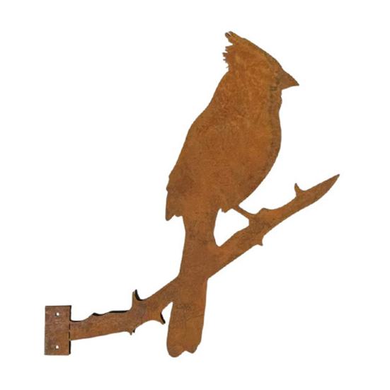 

Yousheng Ржавая Железная Птица Силуэт Садовый Колышек Винтажная Художественная Скульптура для Наружного Декора Забора Легкая Установка Украшение для Двора 1pc