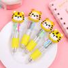 5Pcs/Lot Cute Cartoon Tiger 4 Colors Ballpoint Pen Mini Pens Kids Writing Supplies Ball Point Pen School Office Stationery Gifts