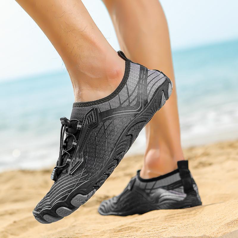 Breathable Unisex Wading Sneakers Quick Dry Aqua Shoes Non-slip Lightweight Beach Water Sports Shoes for Fishing Boating