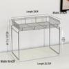 Hand-Woven Natural Rattan Storage Basket for Cosmetics and Desktop Organizing with a Retro High-End Feel