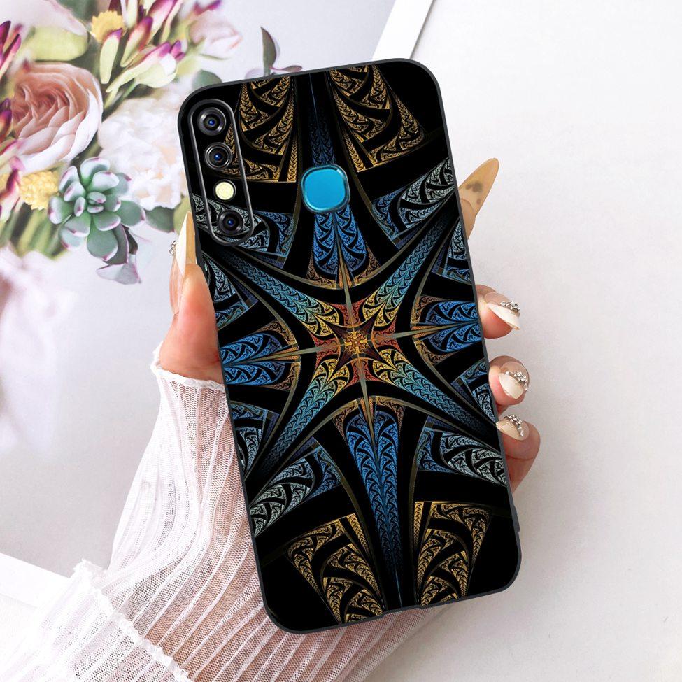 Phone Case For Infinix Hot 8 Cover Cute Cat Luxury Fashion Funny Painted Casing For Infinix X650C X650B X650D
