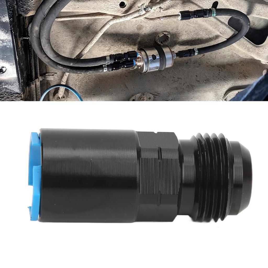 EFI Adapter AN Male Quick Disconnect Black Anodized 6061‑T6 Aluminum Alloy Push On Fitting