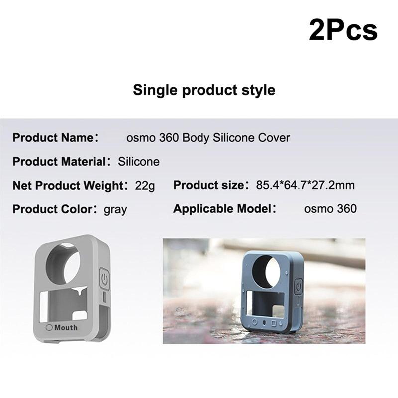 Suitable For Osmo 360 Body Silicone Protective Cover Safety Protective Cover Scratch And Drop Resistant