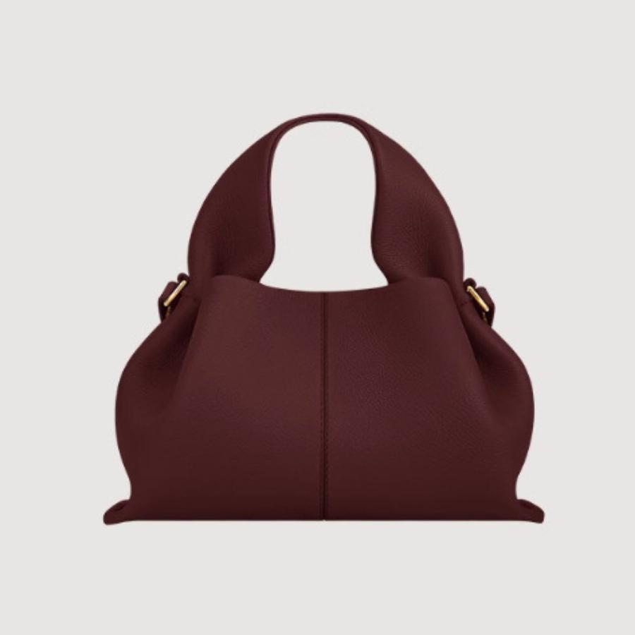 Fashionable Cloud Bag Luxurious French Genuine Leather Handbag Shoulder/Crossbody Women's Bag