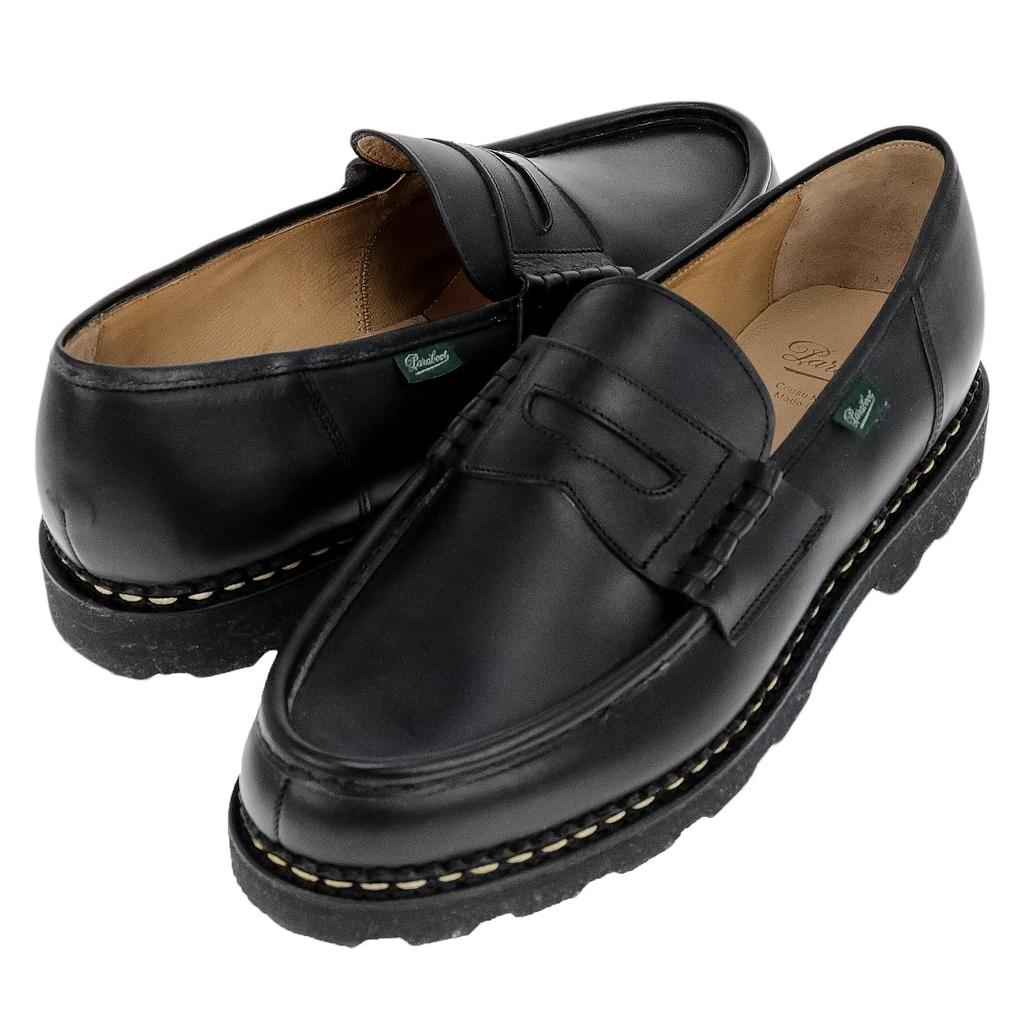Paraboot 99412 NOIR Business Size cm Men's Shoes, 25.5 (Used)