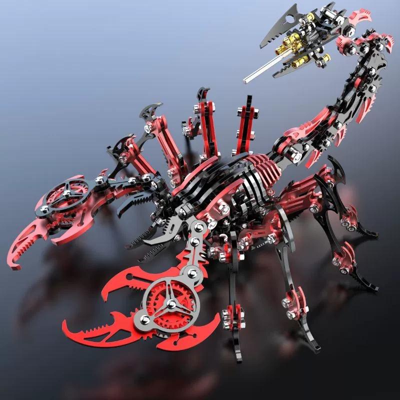 Limited Edition Scorpion King Diy Handmade Metal 3d Metal Animal Puzzle Assembly Model Puzzle Toy Boy Birthday Gift